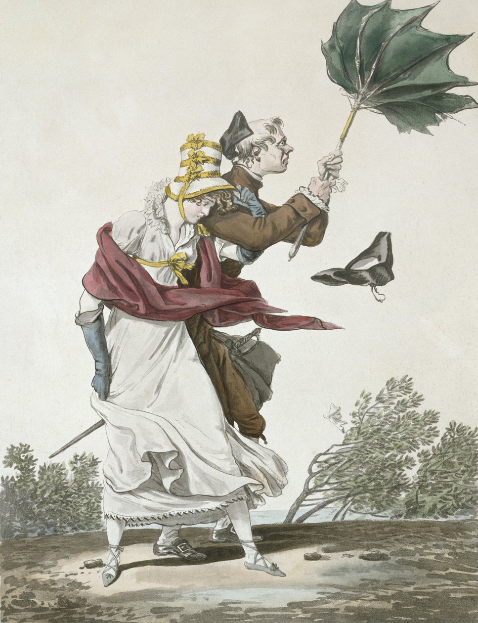 La Rafale de vent - Antoine Charles Horace Vernet
