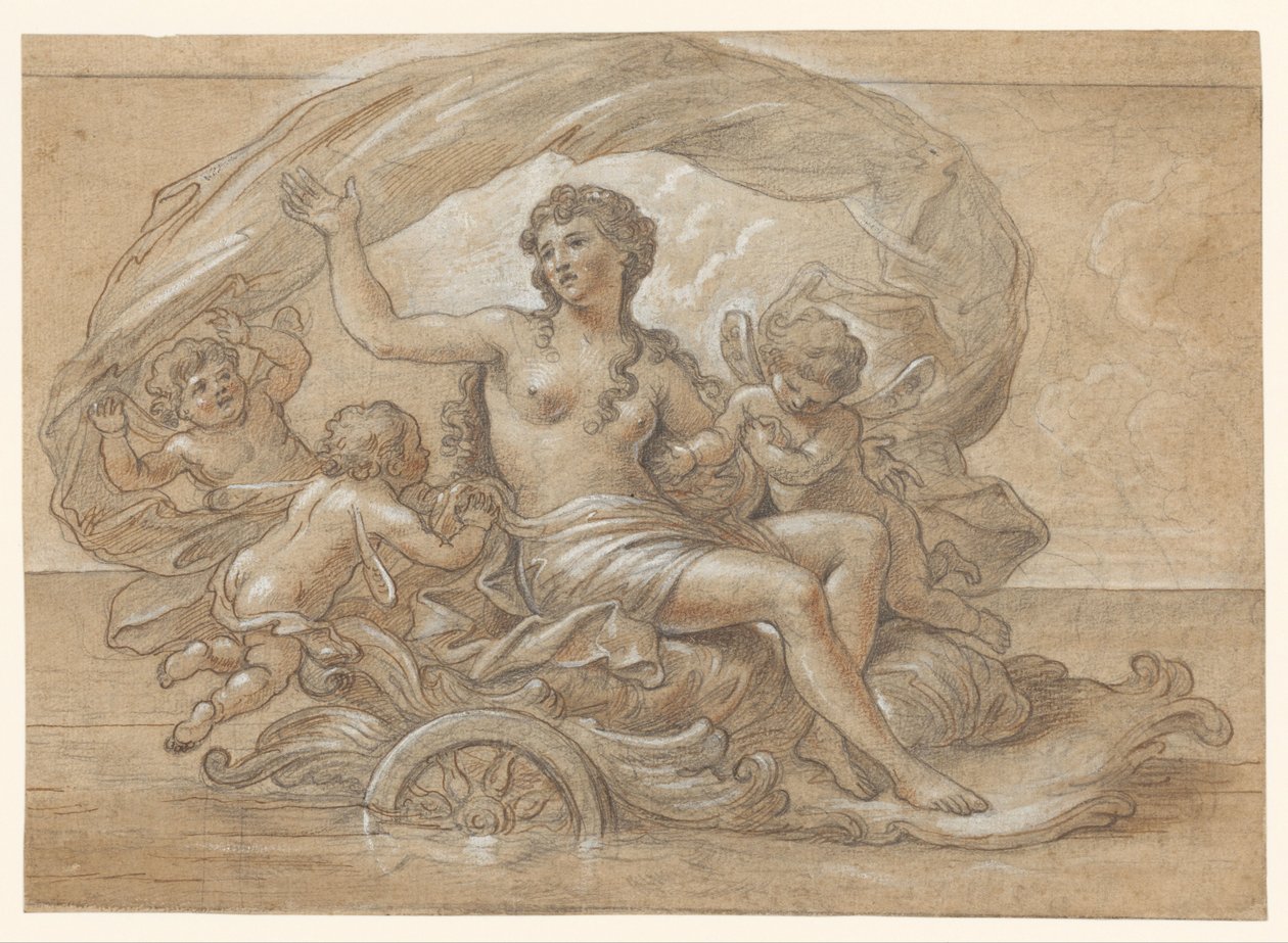 Galatée sur son char marin - Antoine Coypel