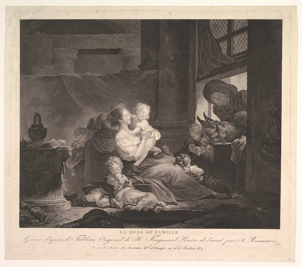 La Mère de Famille - Antoine Louis Romanet