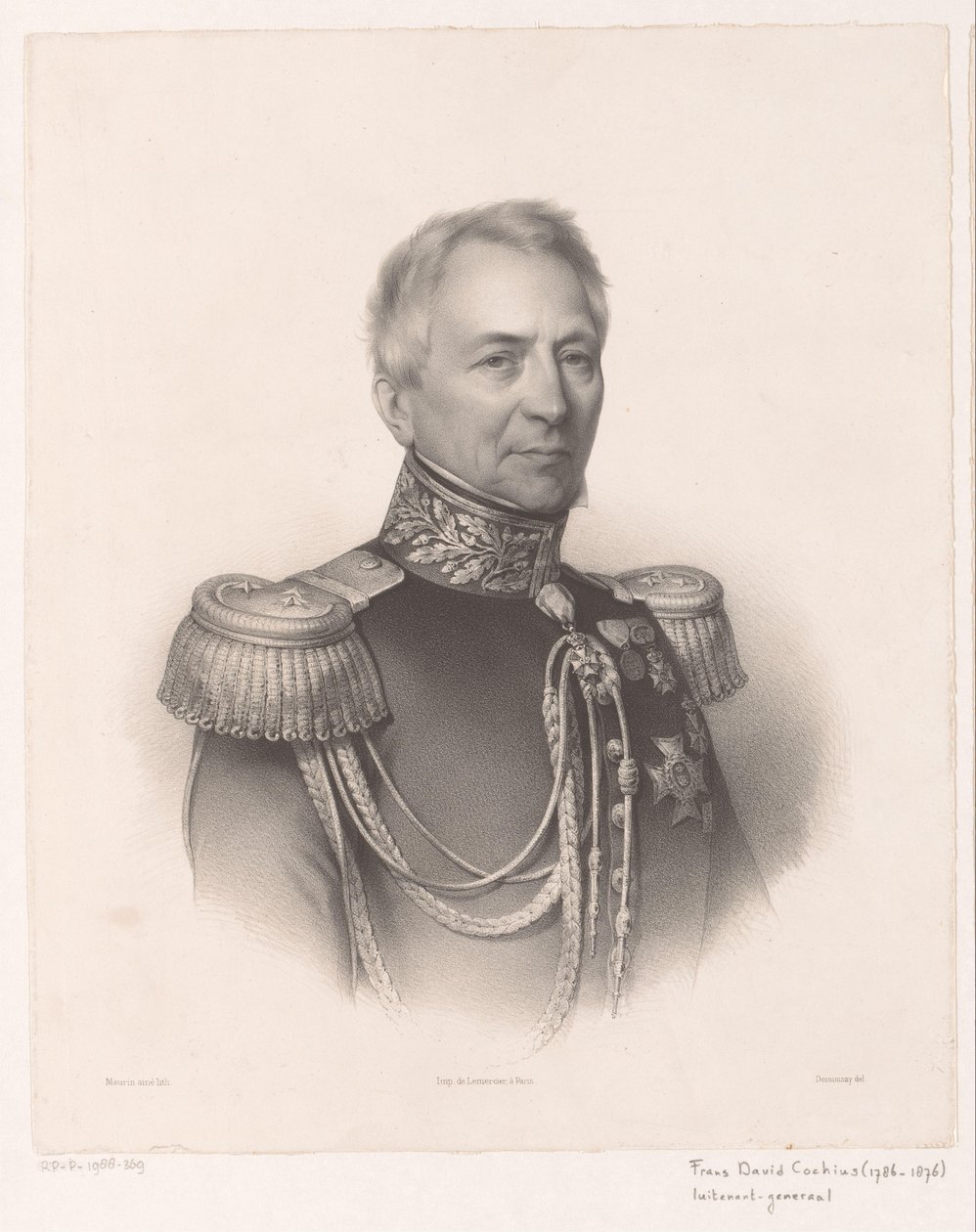 Portrait de Frans David Cochius - Antoine Maurin