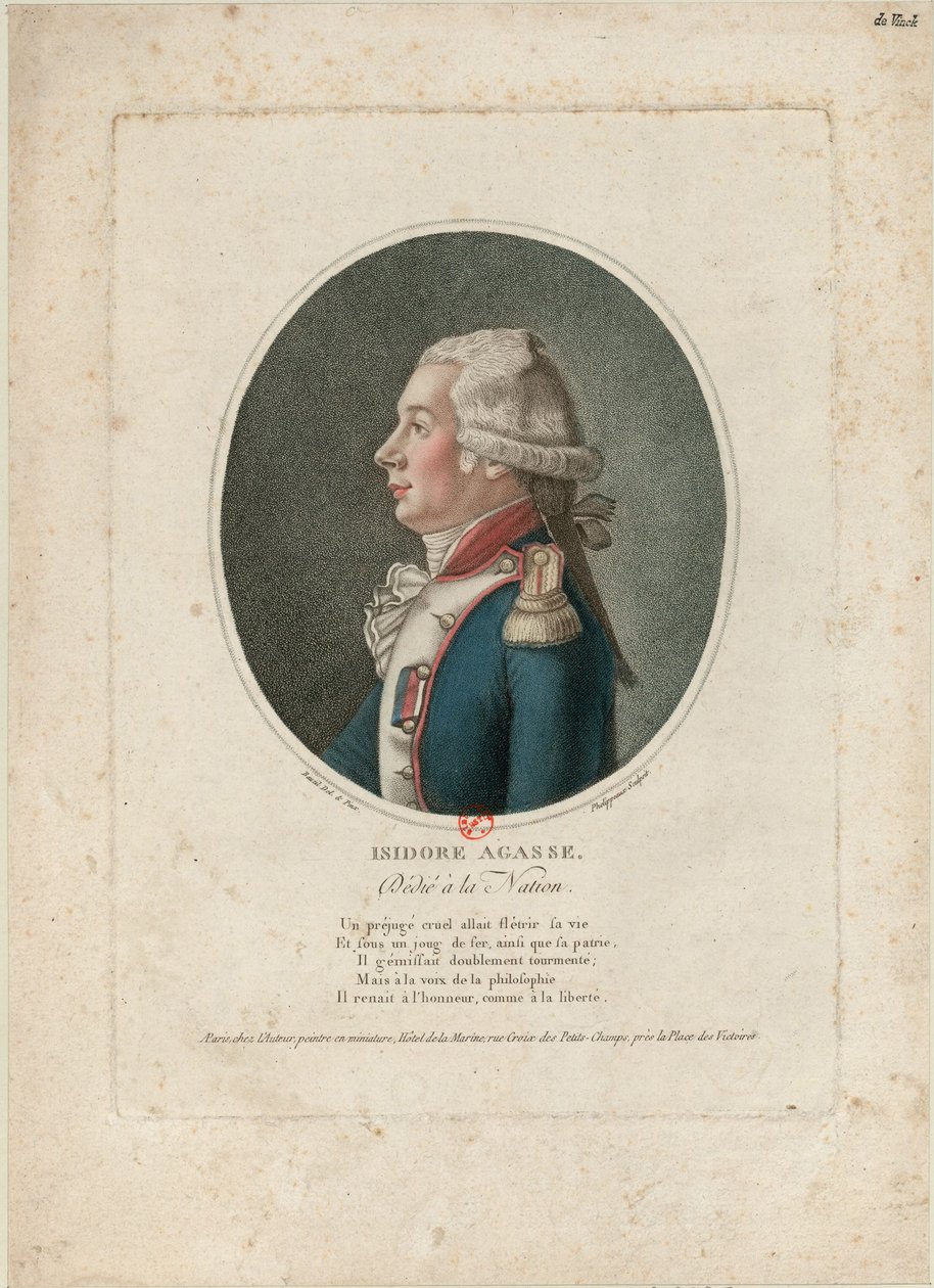 Isidore Agasse, vers 1790 - Antoine Phelippeaux