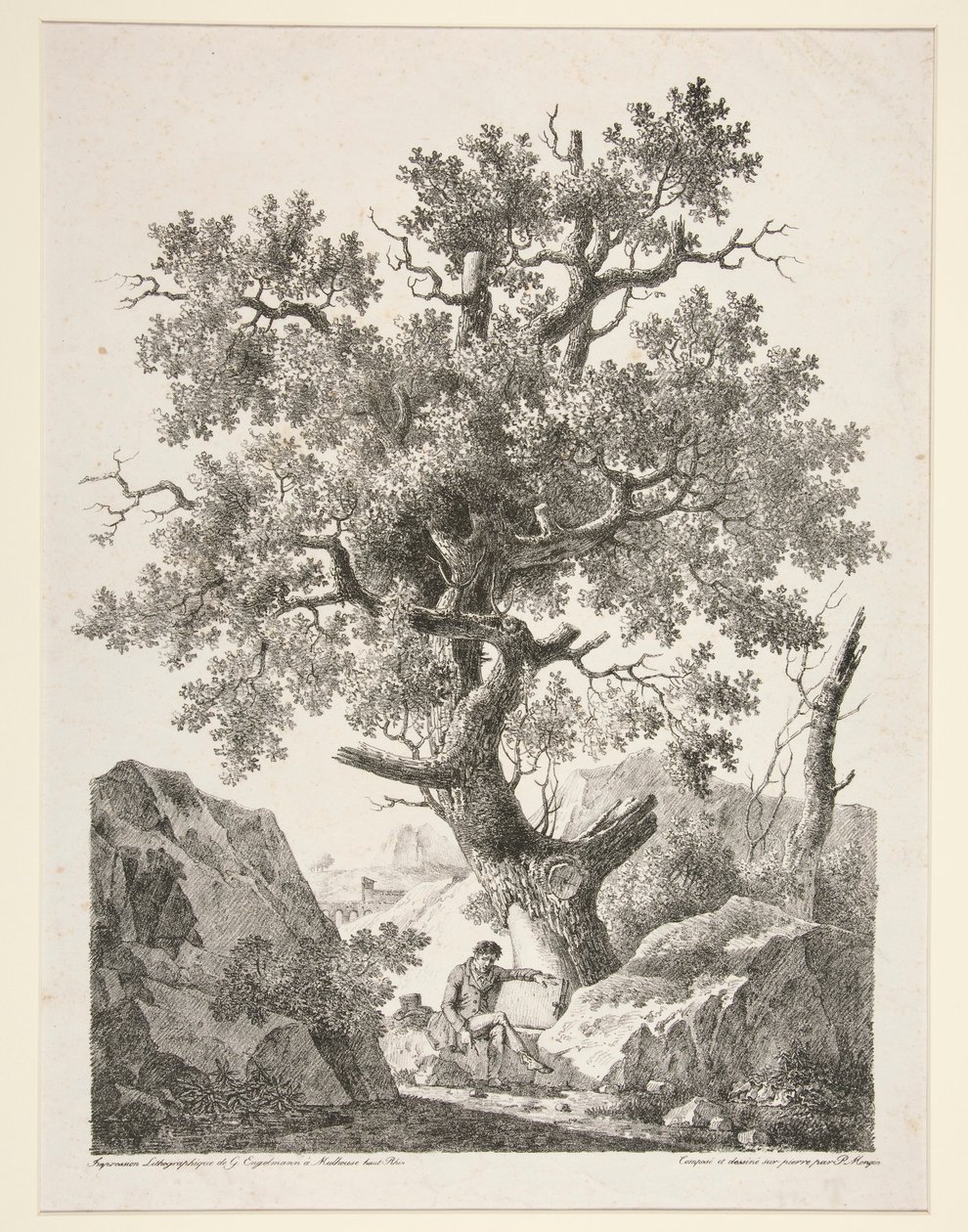 Sans titre [Homme assis près d