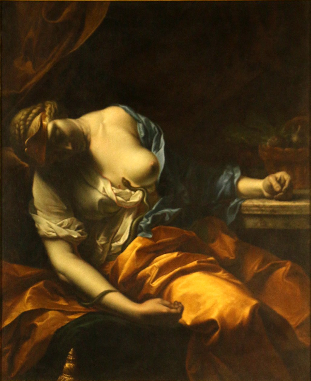 La mort de Cleopâtre. - Antoine Rivalz