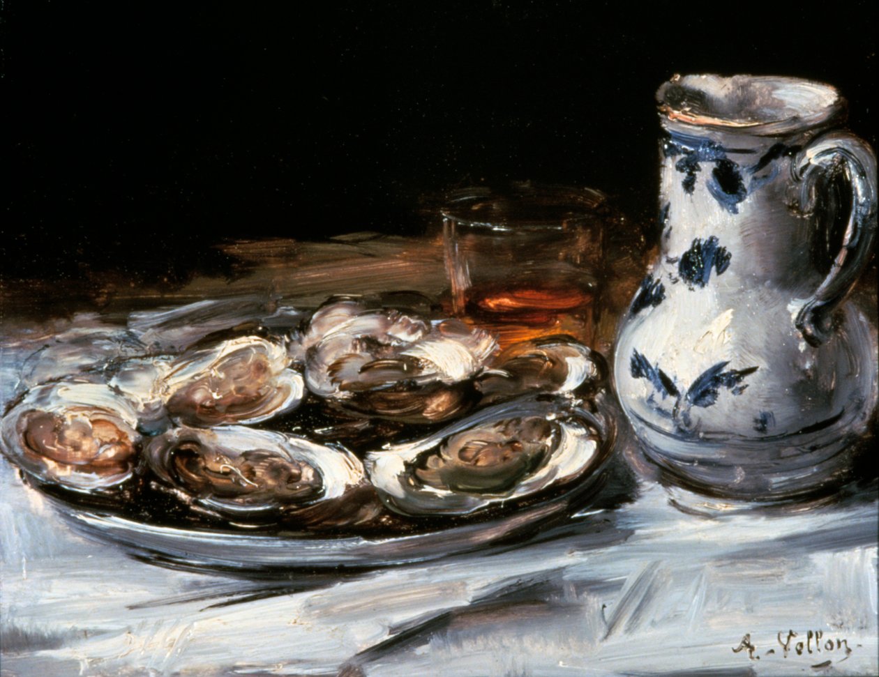 Nature morte avec huîtres, 19e siècle - Antoine Vollon