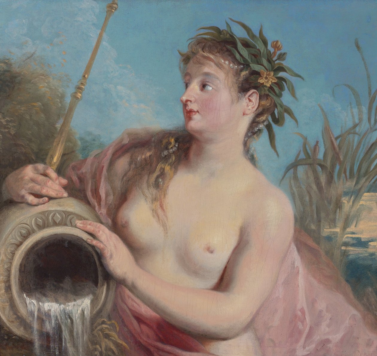 Nymphe de fontaine - Jean Antoine Watteau