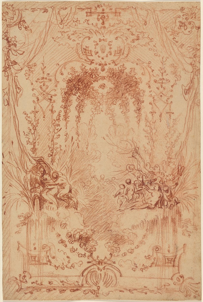 La tonnelle - Antoine Watteau