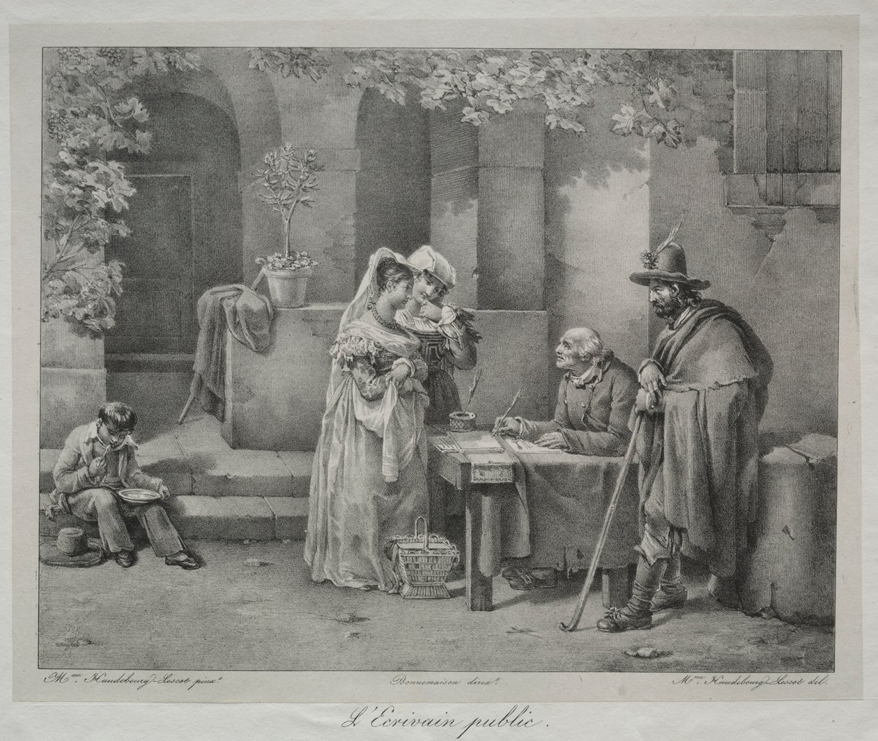 Le Scribe public - Antoinette Cecile Hortense Lescot Haudebourt