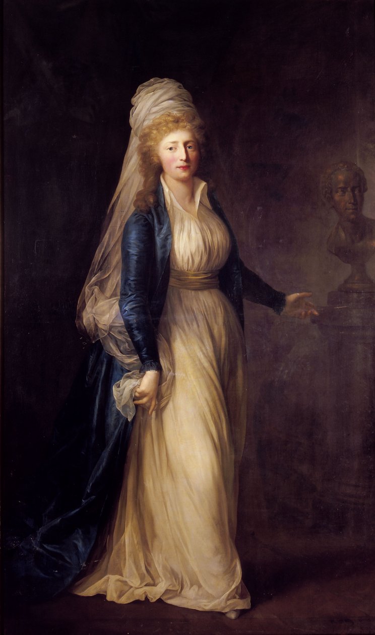 Portrait de la princesse Louise Auguste de Danemark (1771-1843) - Anton Graff