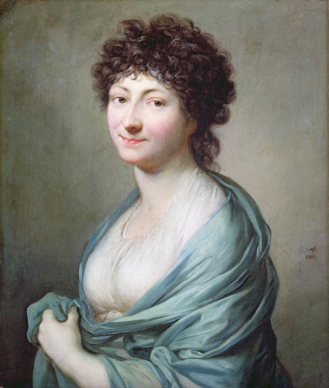 La Fille : Portrait de Caroline Susanne Graff (née en 1781), 1801 - Anton Graff