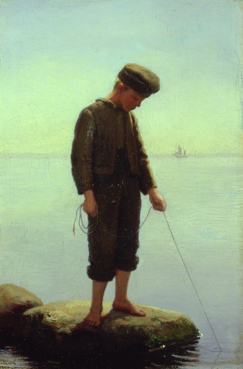 Le jeune pêcheur - Anton Laurids Johannes Dorph