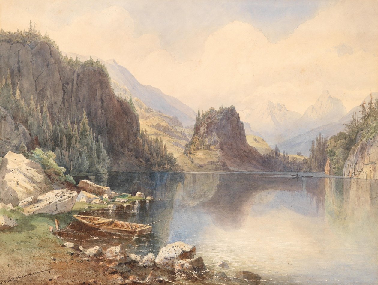 French : Lac de montagne - Anton Altmann