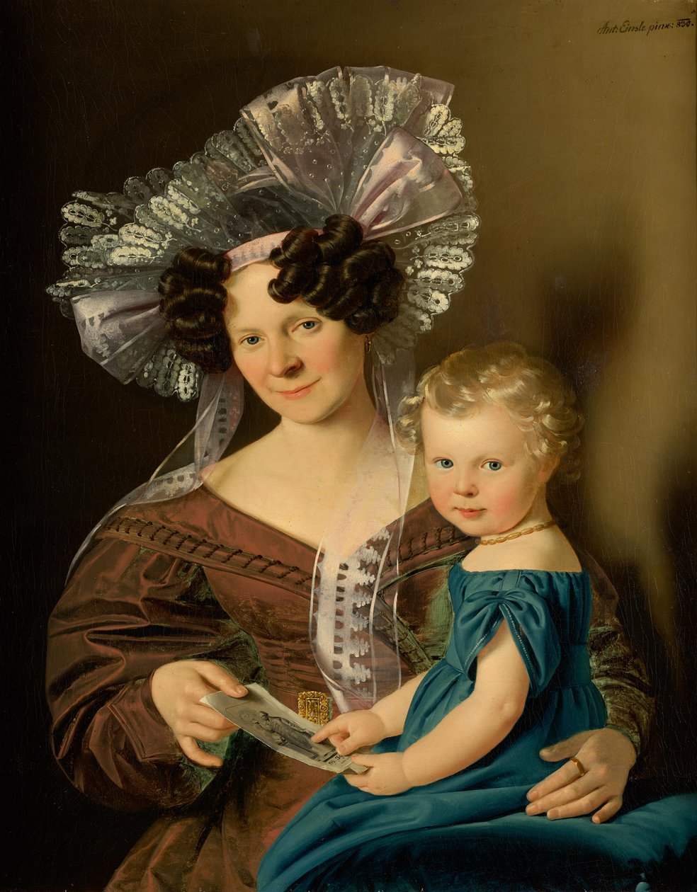 Mère et enfant - Anton Einsle