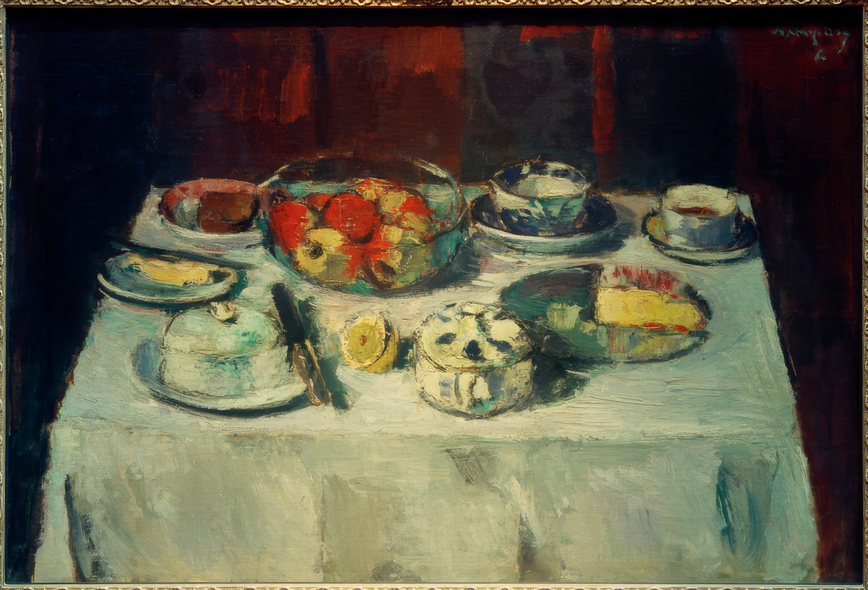 Table dressée - Anton Faistauer