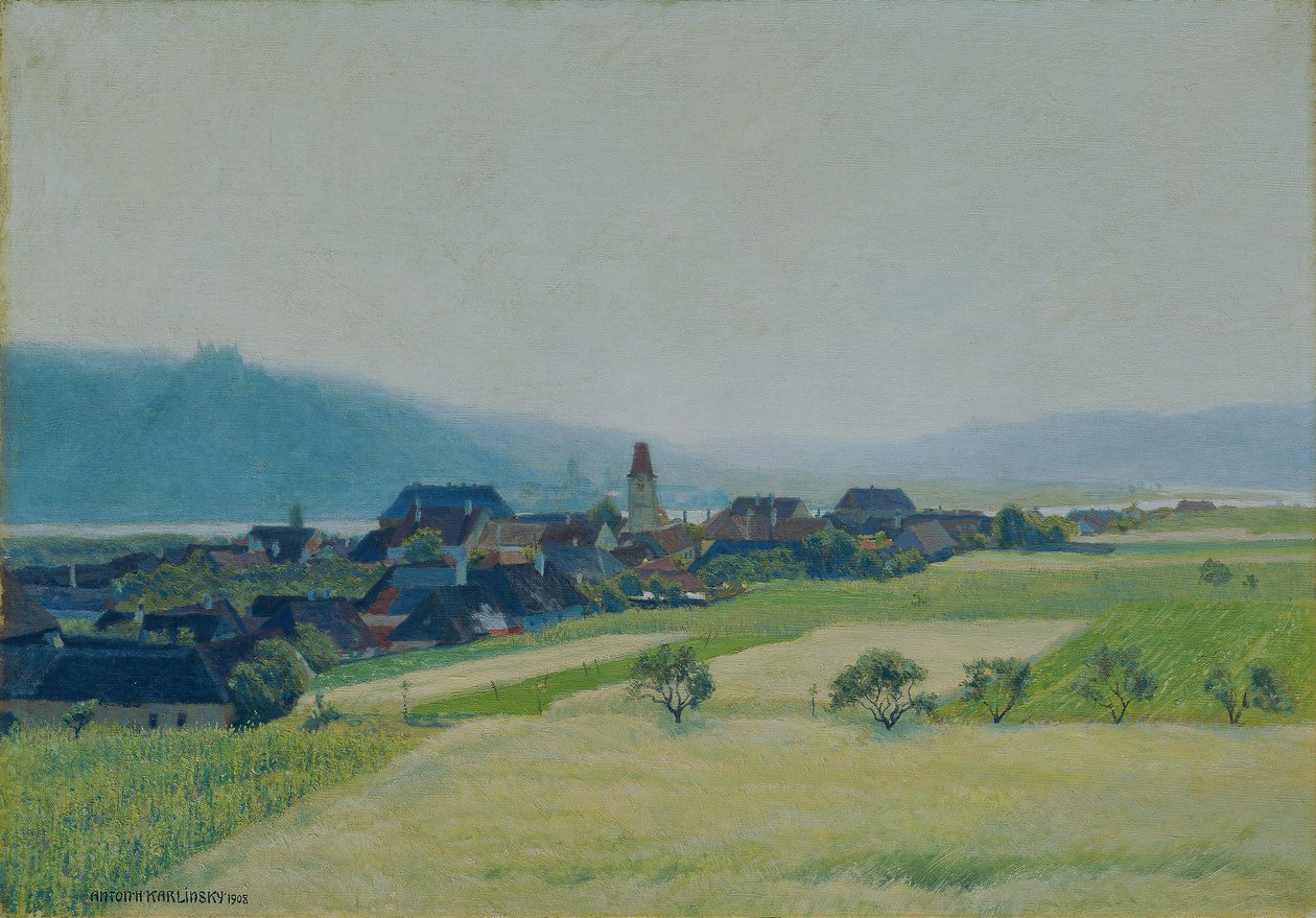 Matin sur le Danube - Anton Hans Karlinsky