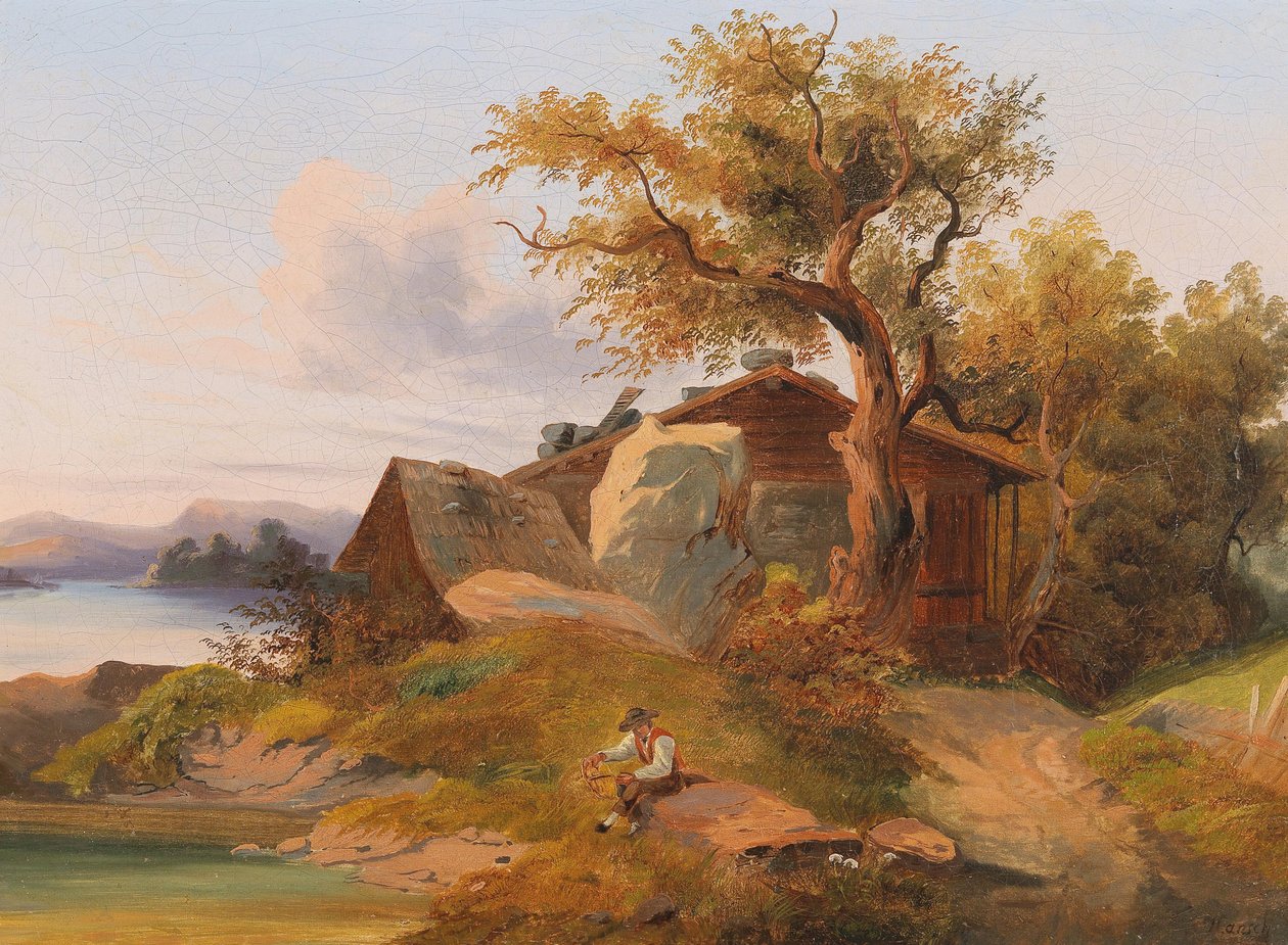 Se reposer au bord de la rivière - Anton Hansch