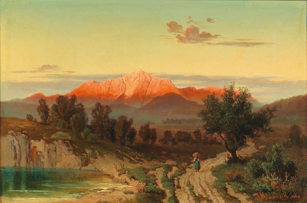 Coucher de soleil sur le Hoher Göll - Anton Hlavacek