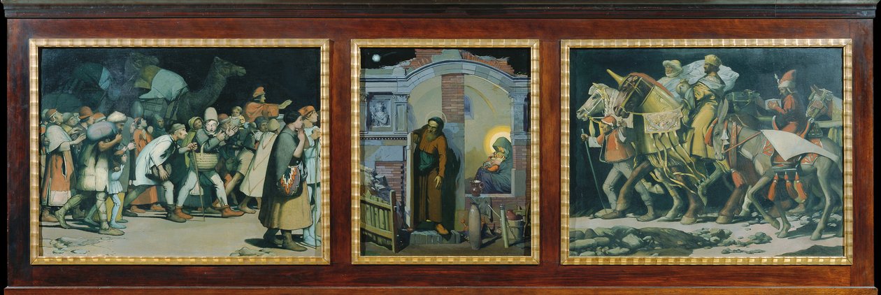 Triptyque de Noël - Anton Josef von Kenner