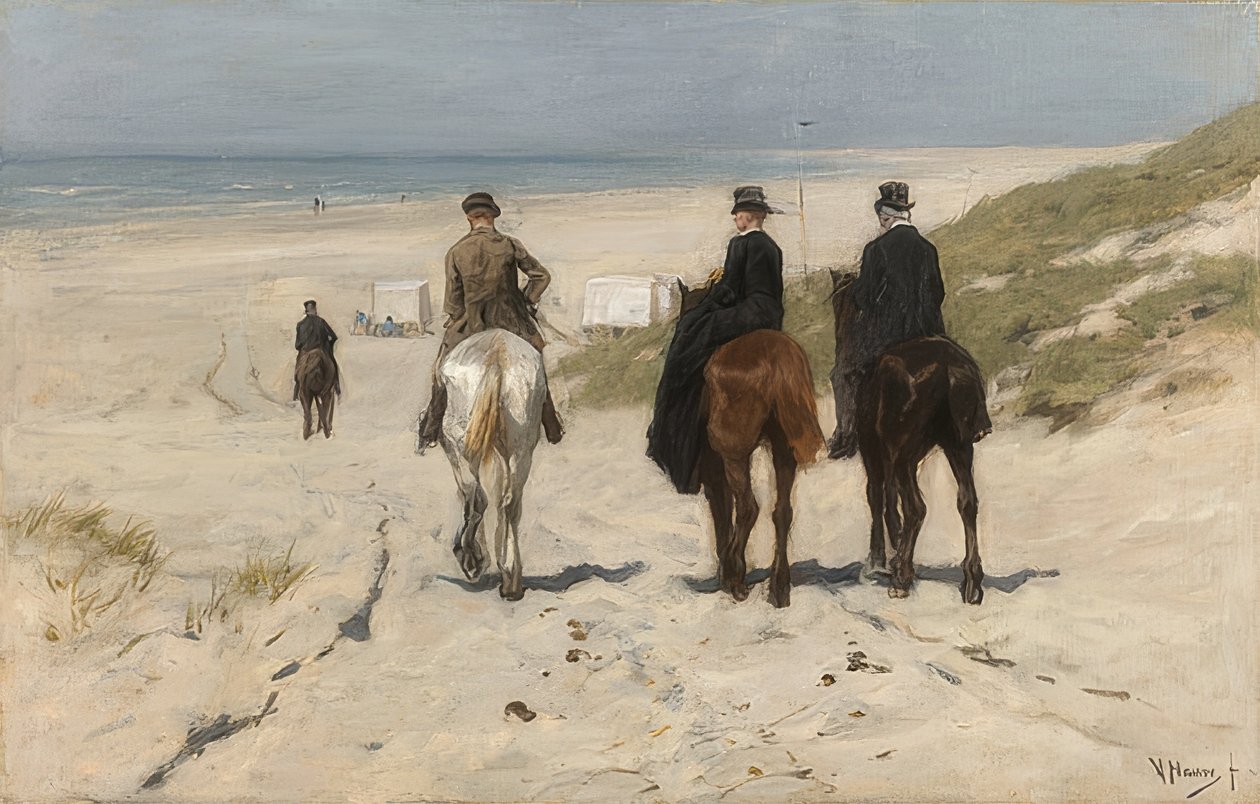 Promenade sur la plage - Anton Mauve