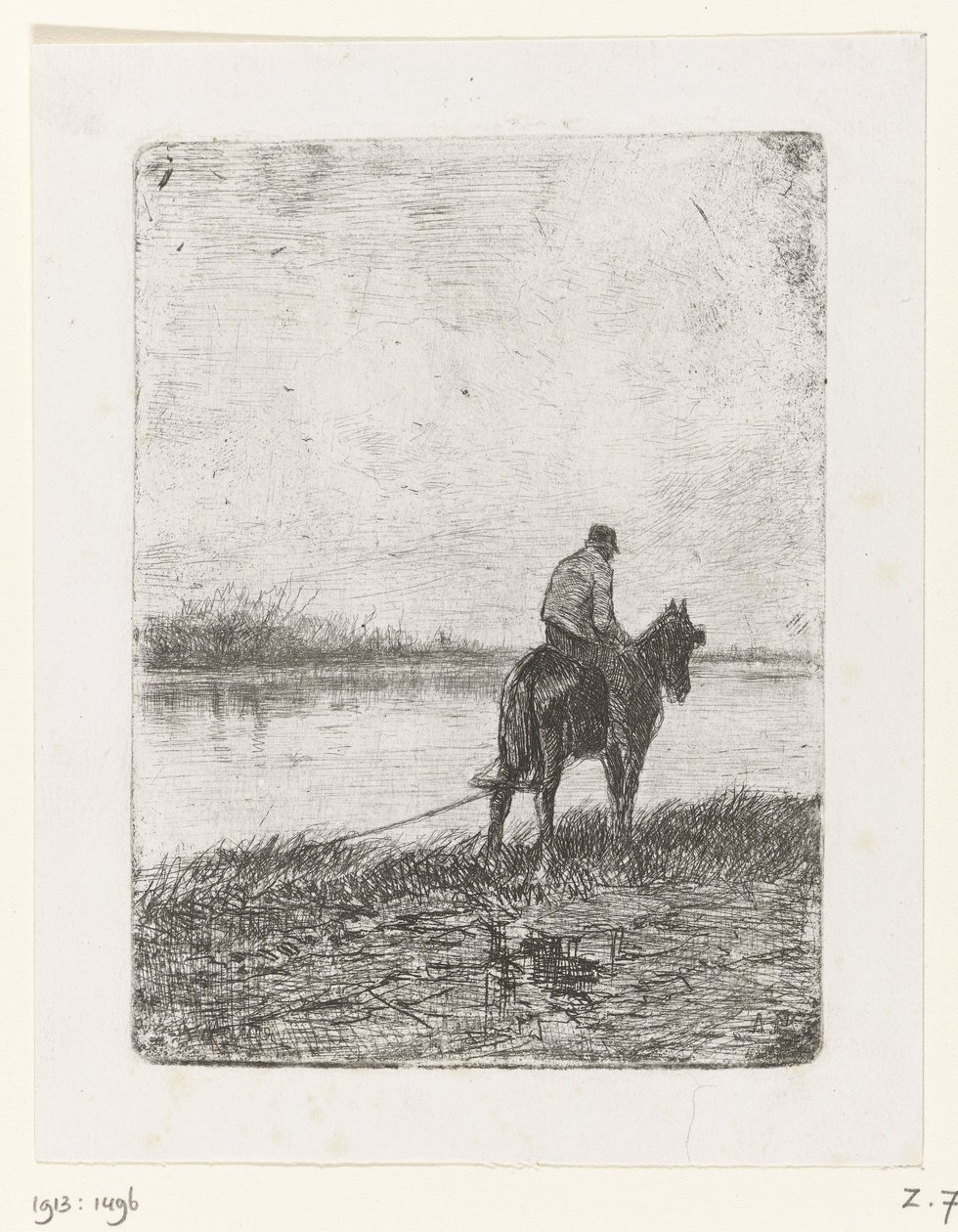 Chemin de halage - Anton Mauve