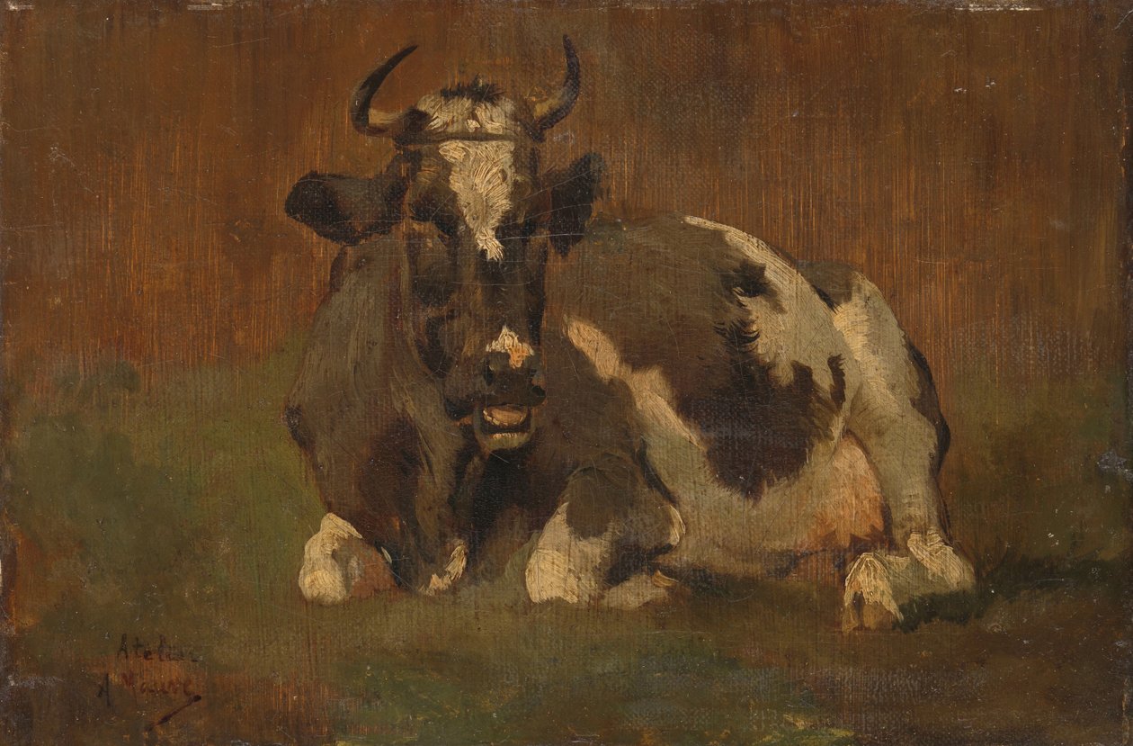 Vache couchée - Anton Mauve