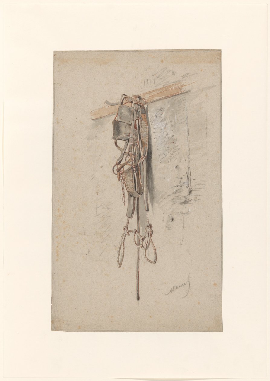 Harnais de cheval - Anton Mauve