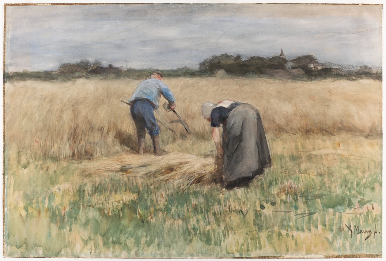 La Moisson - Anton Mauve