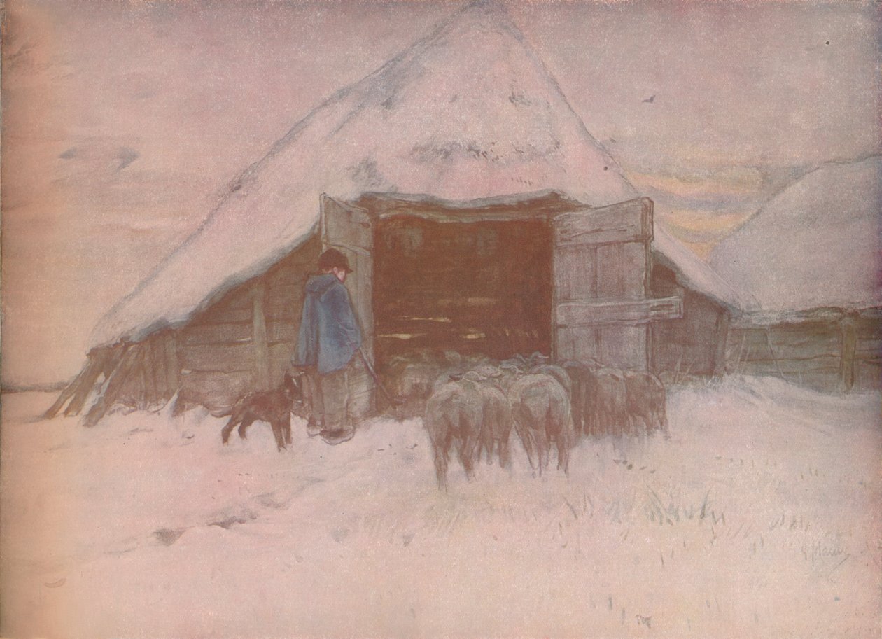 Hiver, vers 1870, 1918 - Anton Mauve