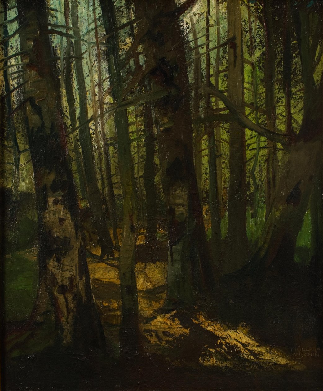 Clairière de forêt - Anton Müller Wischin