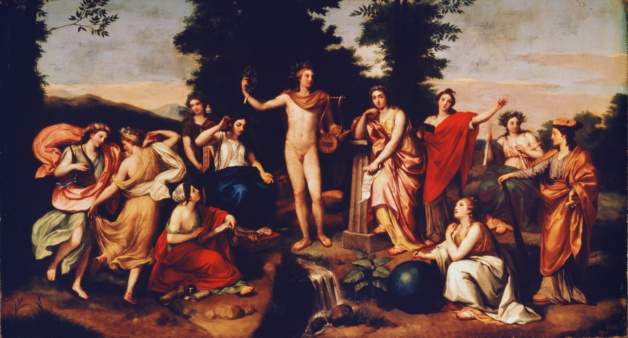 Apollon et les Trois Grâces, c.1750-60 - Anton Raphael Mengs