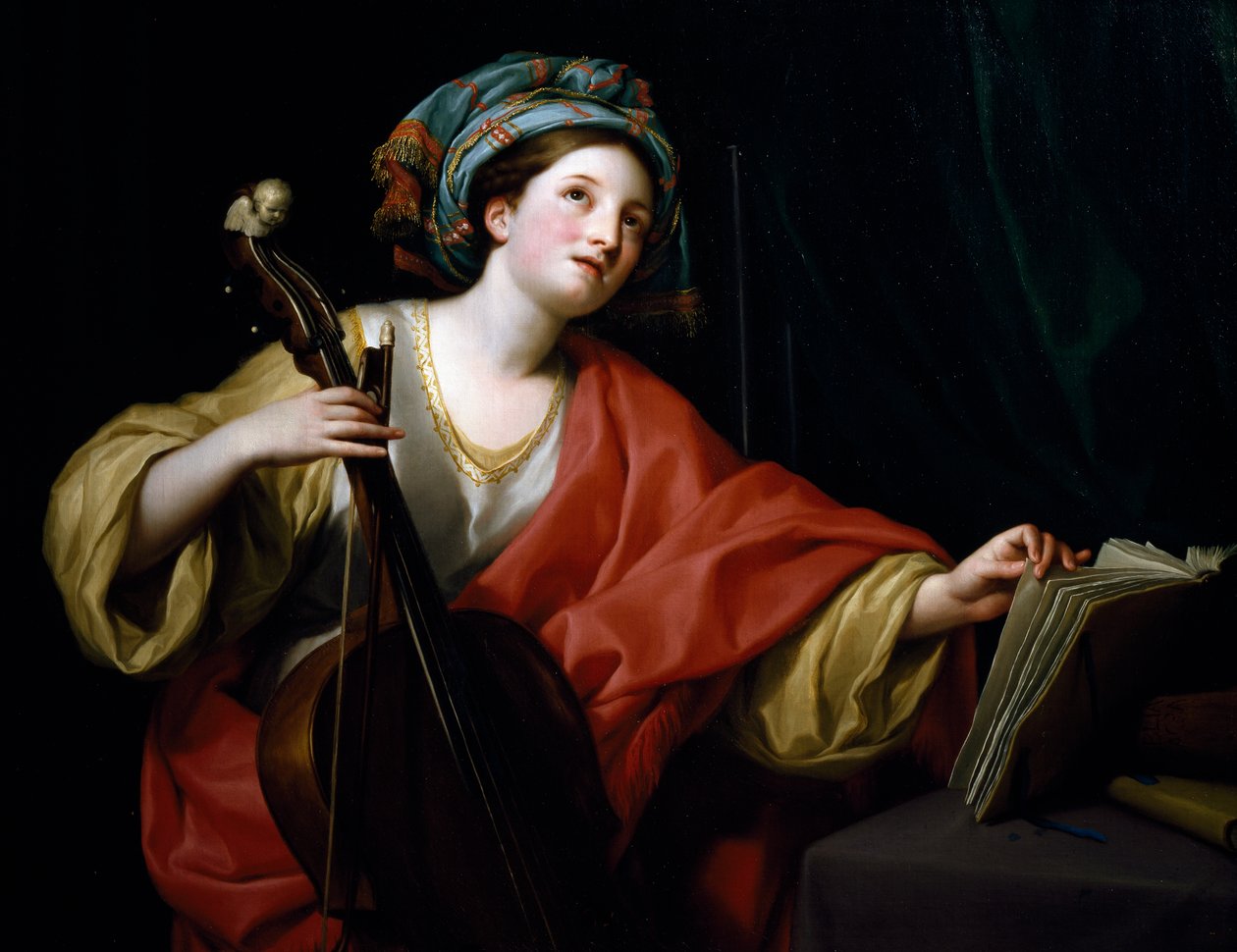 Sainte Cécile, par Anton Raphael Mengs - Anton Raphael Mengs