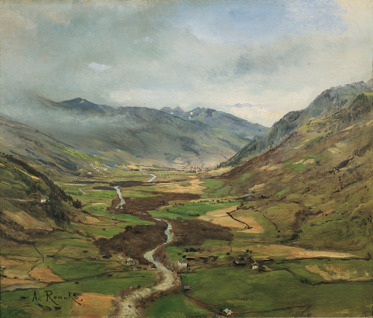 La vallée de Gastein II - Anton Romako