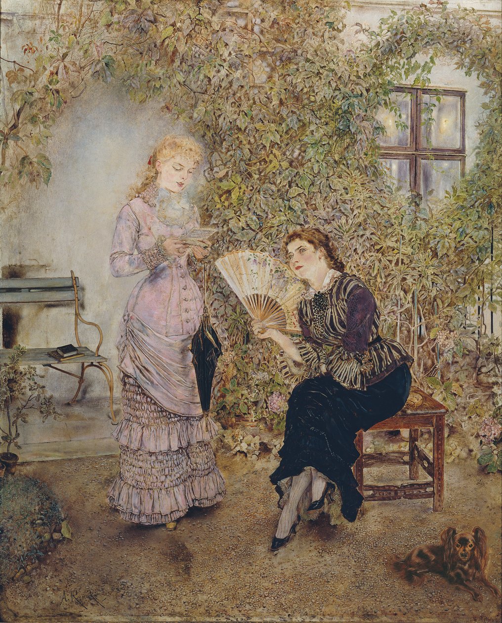 Les amies - Anton Romako