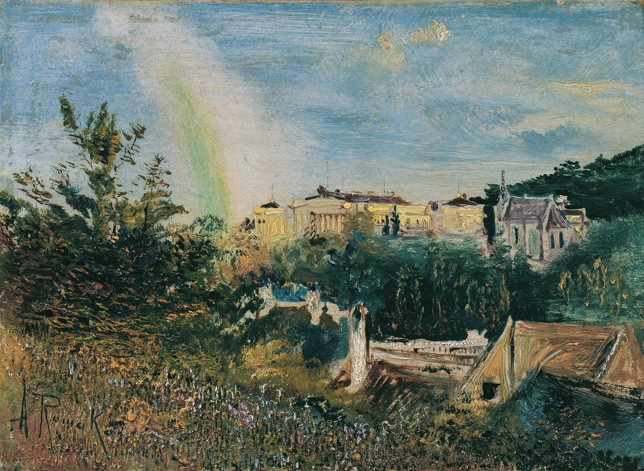 Le Weilburg près de Baden - Anton Romako
