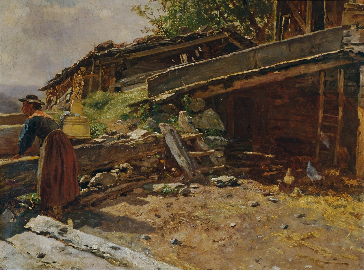 Fontaine chez Woferlbauer à Bruck-Fusch - Anton Schrodl