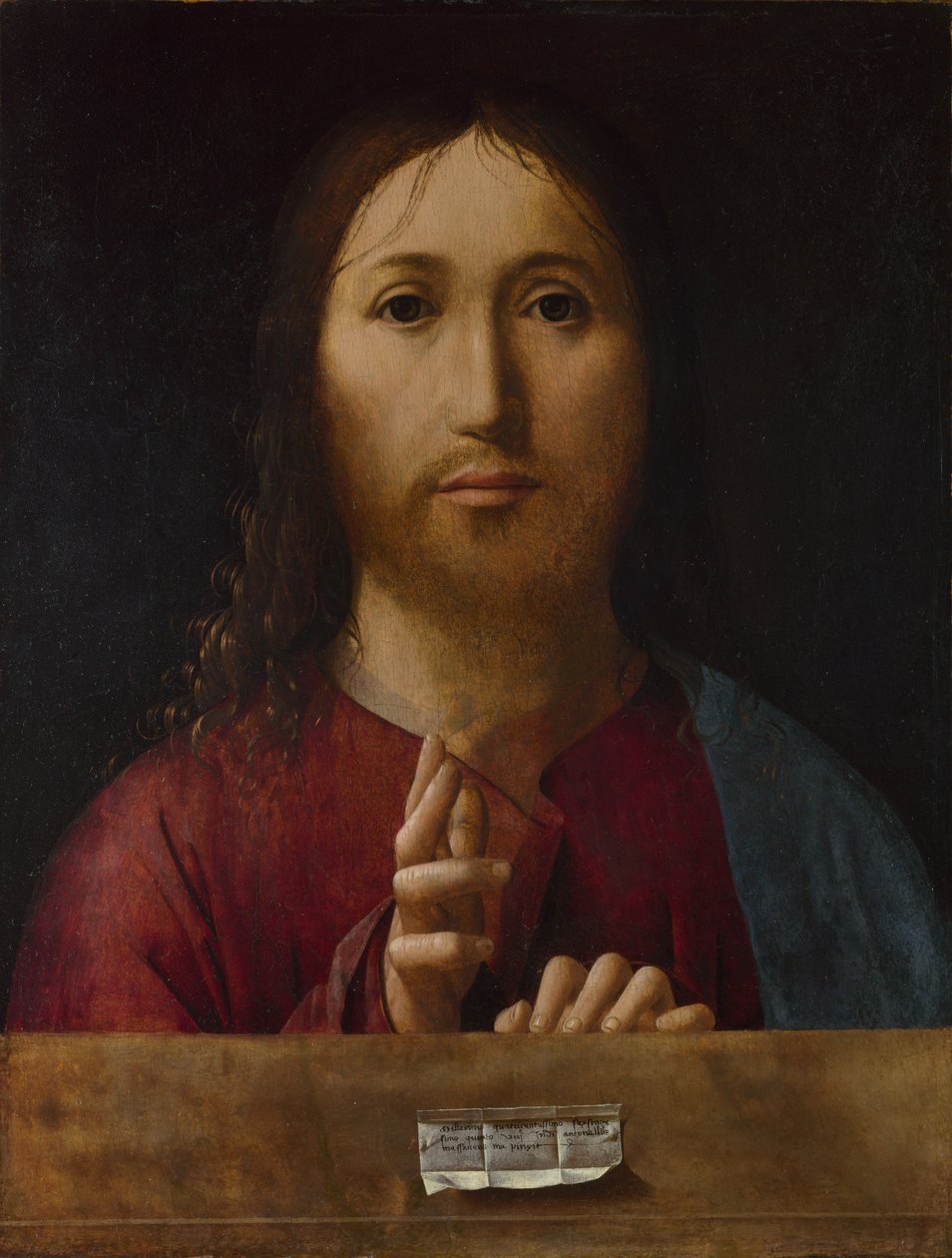 Christ Salvator Mundi - Antonello da Messina