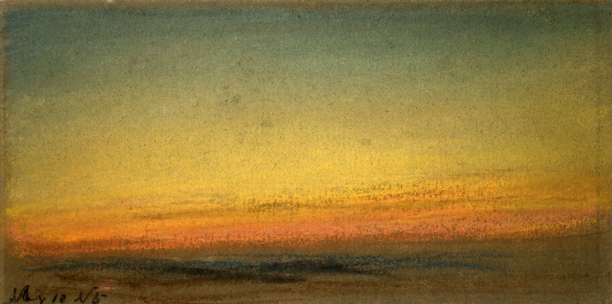 Coucher de soleil - Frederick (attr. to) Barnard