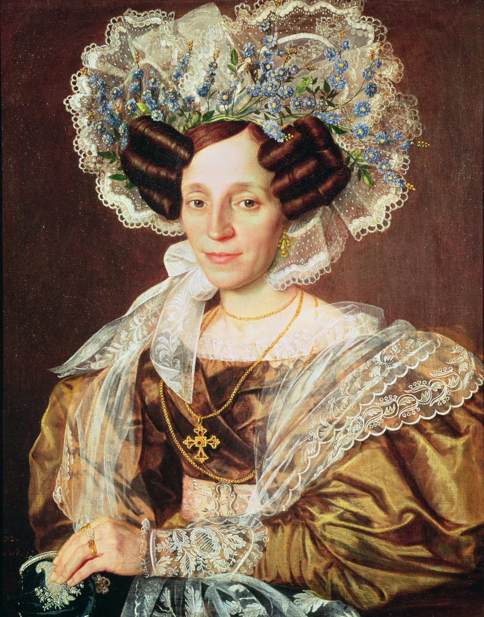 Portrait de Barbara Smetanova, mère de Federic Smetana - Antonin Machek
