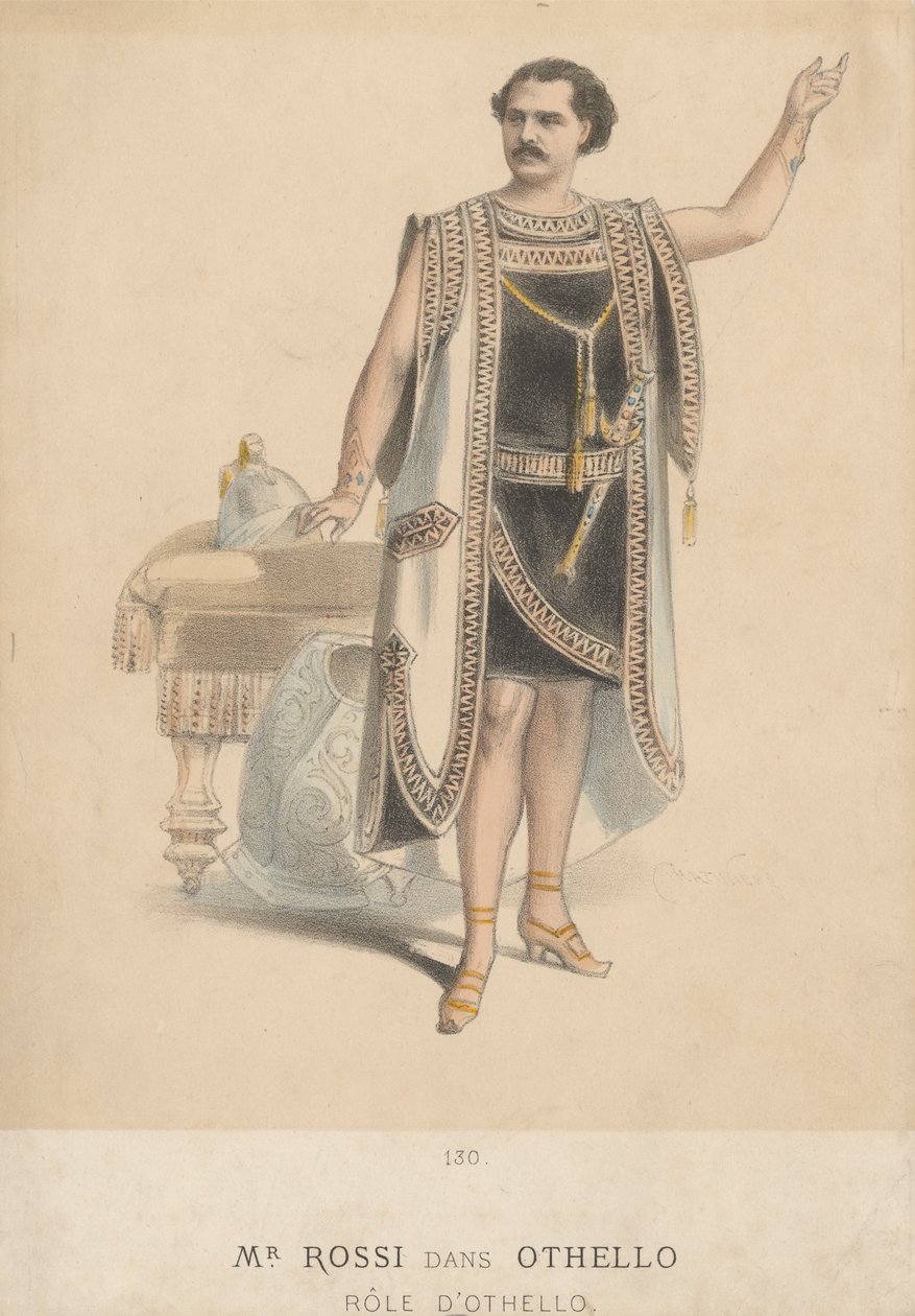 M. Rossi en Othello - Antonin Marie Chatiniere