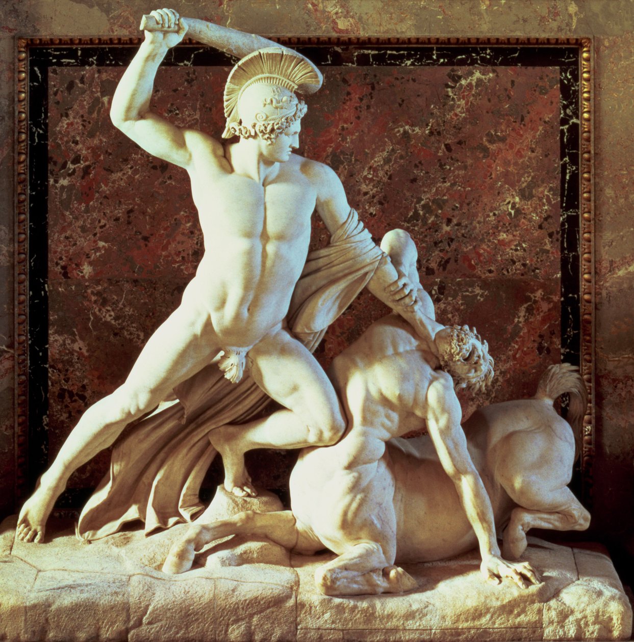 Thésée tuant un centaure (marbre) - Antonio Canova