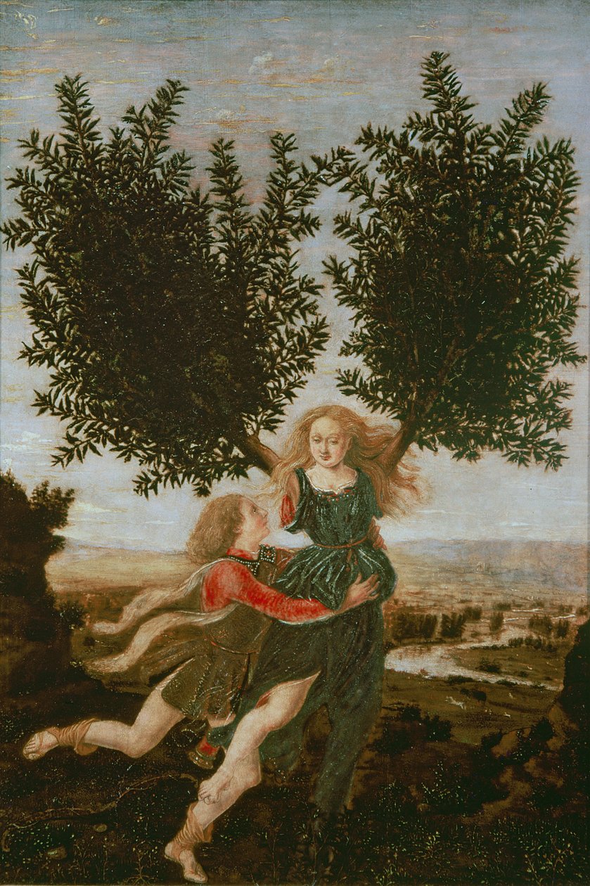 Daphné et Apollon, c.1470-80 - Antonio Pollaiuolo