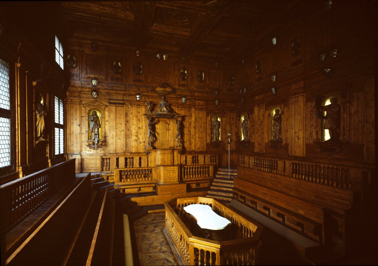 Vue du théâtre anatomique - Antonio (d.1663) Paolucci