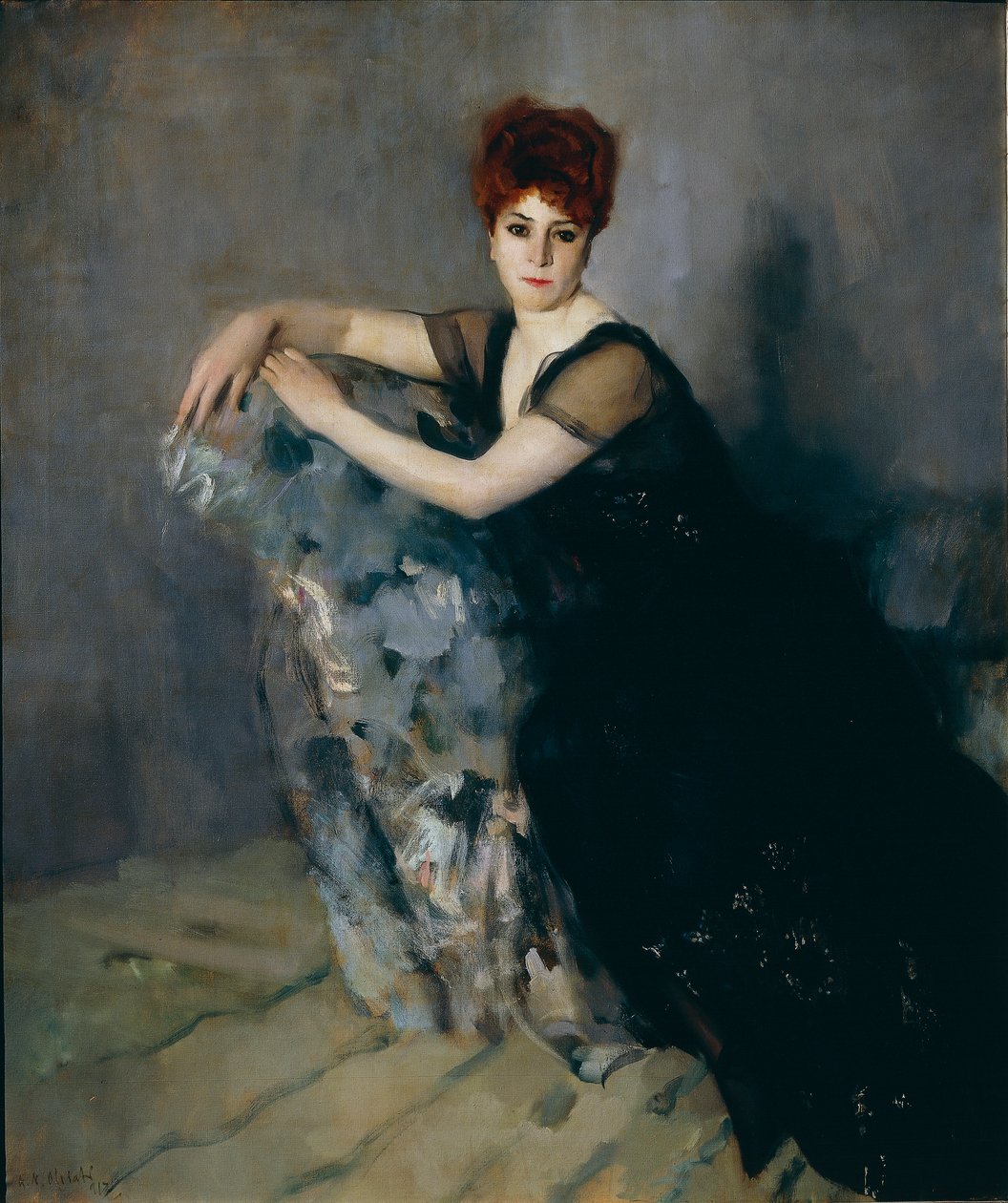 Dame en noir - Antonio Ambrogio Alciati