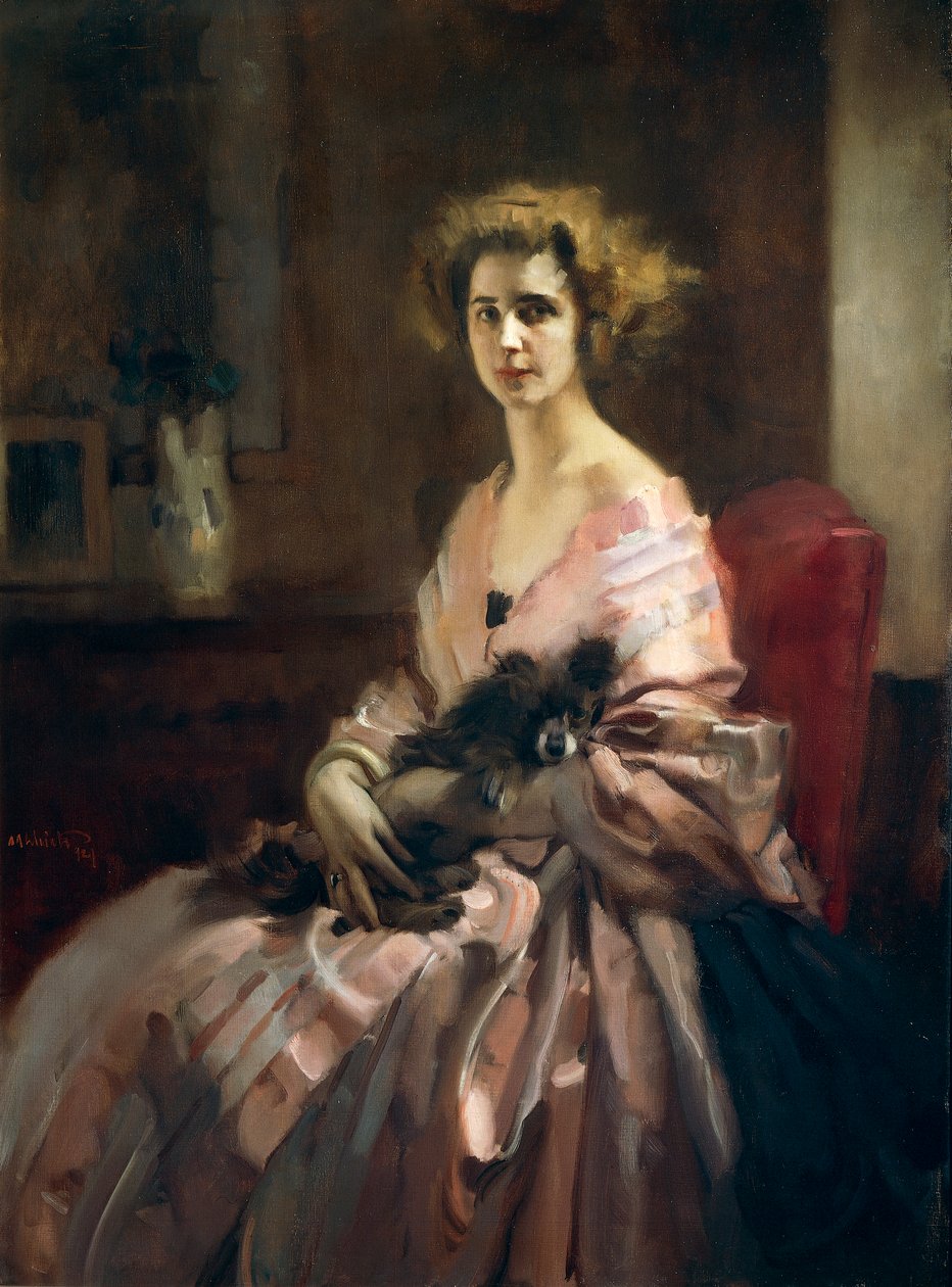 Dame en rose - Antonio Ambrogio Alciati