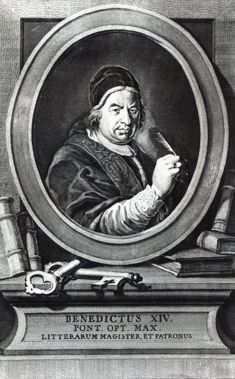 Pape Benoît XIV - Antonio Baratti