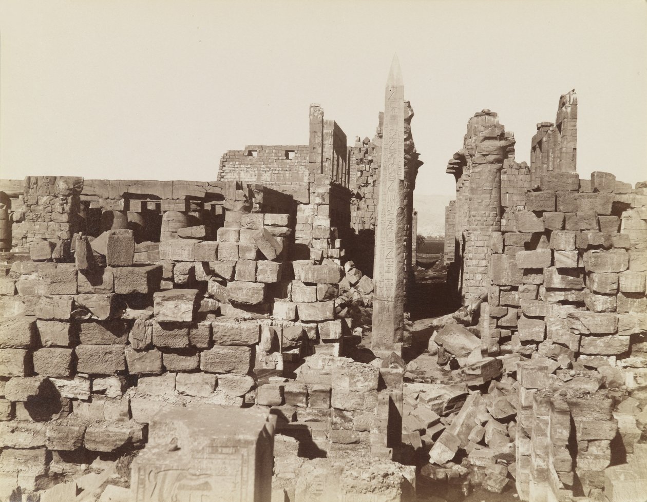 Temple de Karnak, Égypte - Antonio Beato