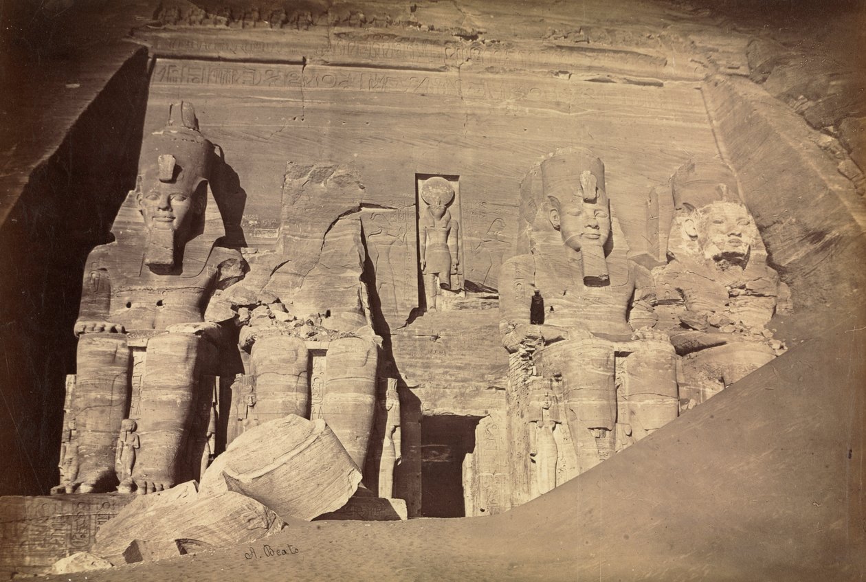 Temple de Ramsès II, Abou Simbel - Antonio Beato