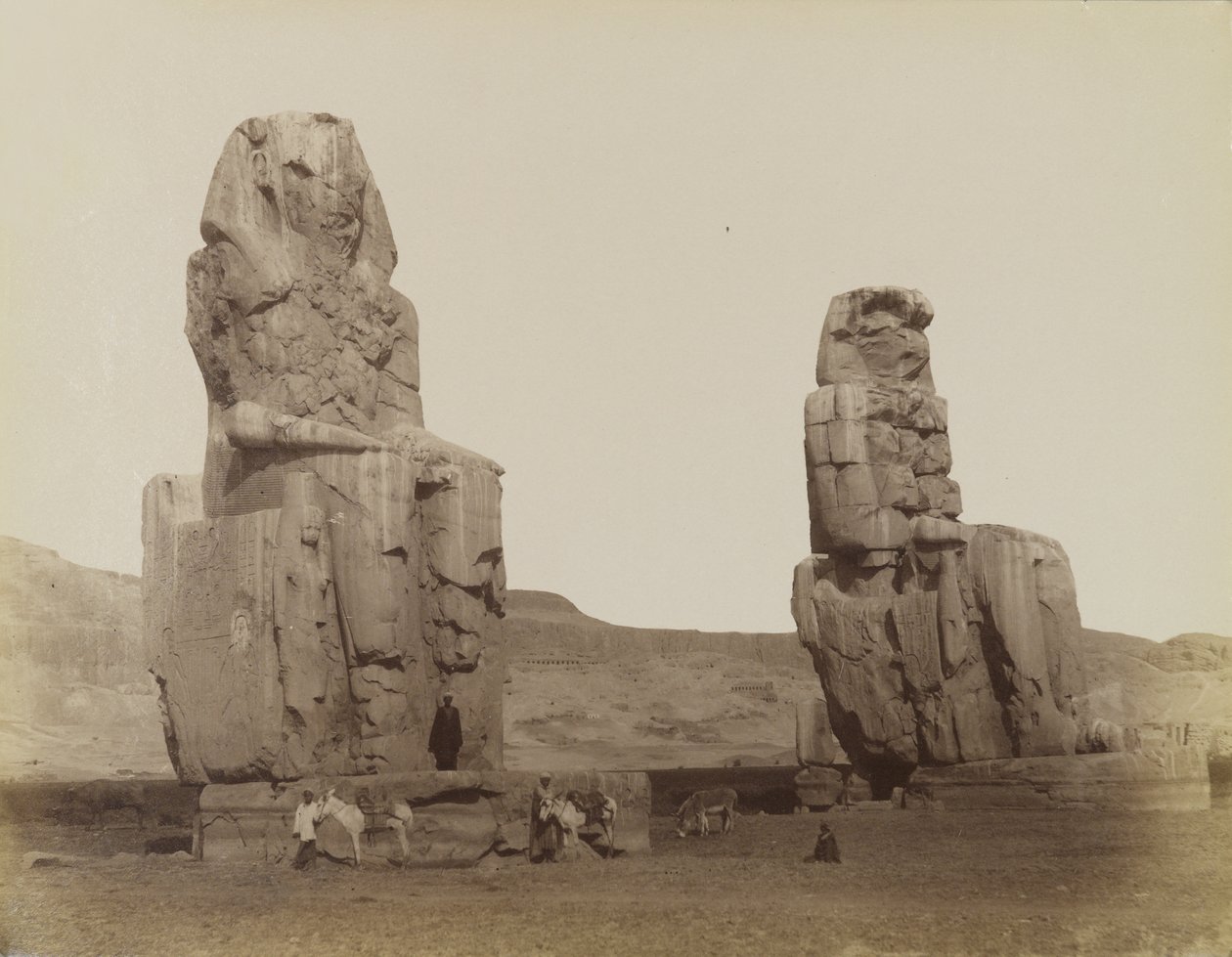 Les Colosses de Memnon - Antonio Beato