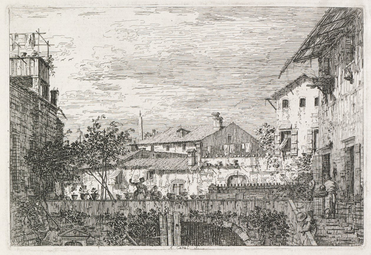 Vues : La Terrasse - Antonio Canaletto