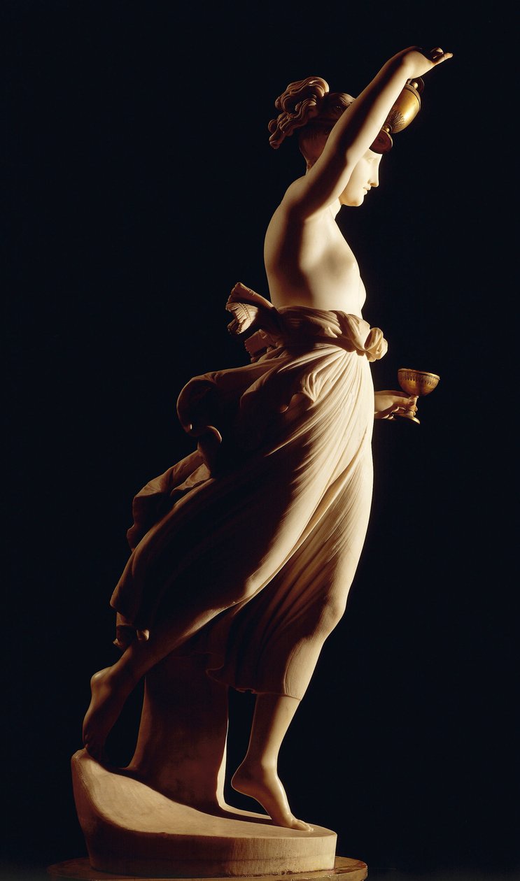 Hébé par Antonio Canova (1757-1822), statue en marbre - Antonio Canova