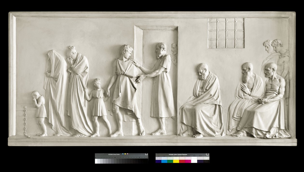 Socrate quittant sa famille - Antonio Canova